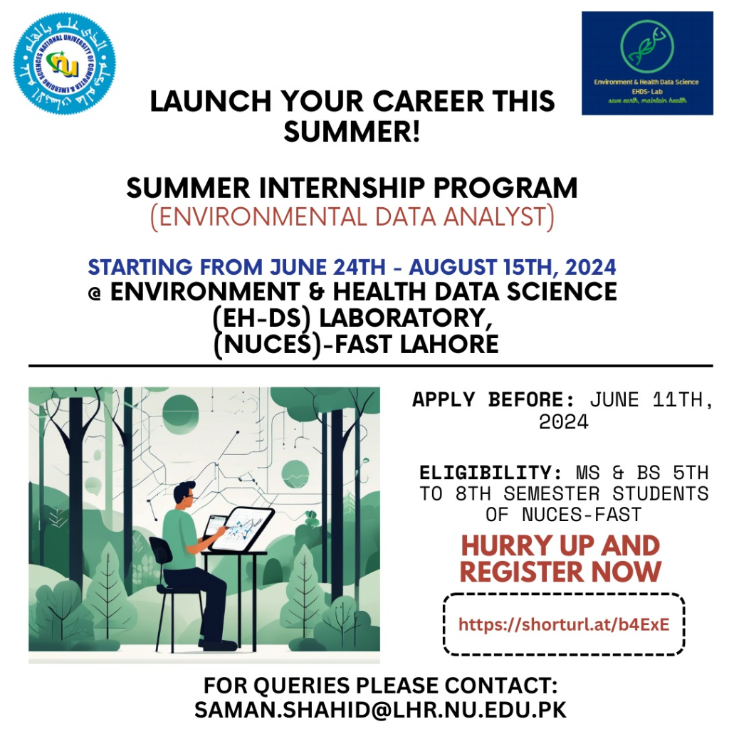 Summer Internship Program Poster